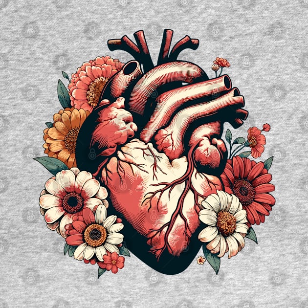 Heart with flowers by Art_Boys